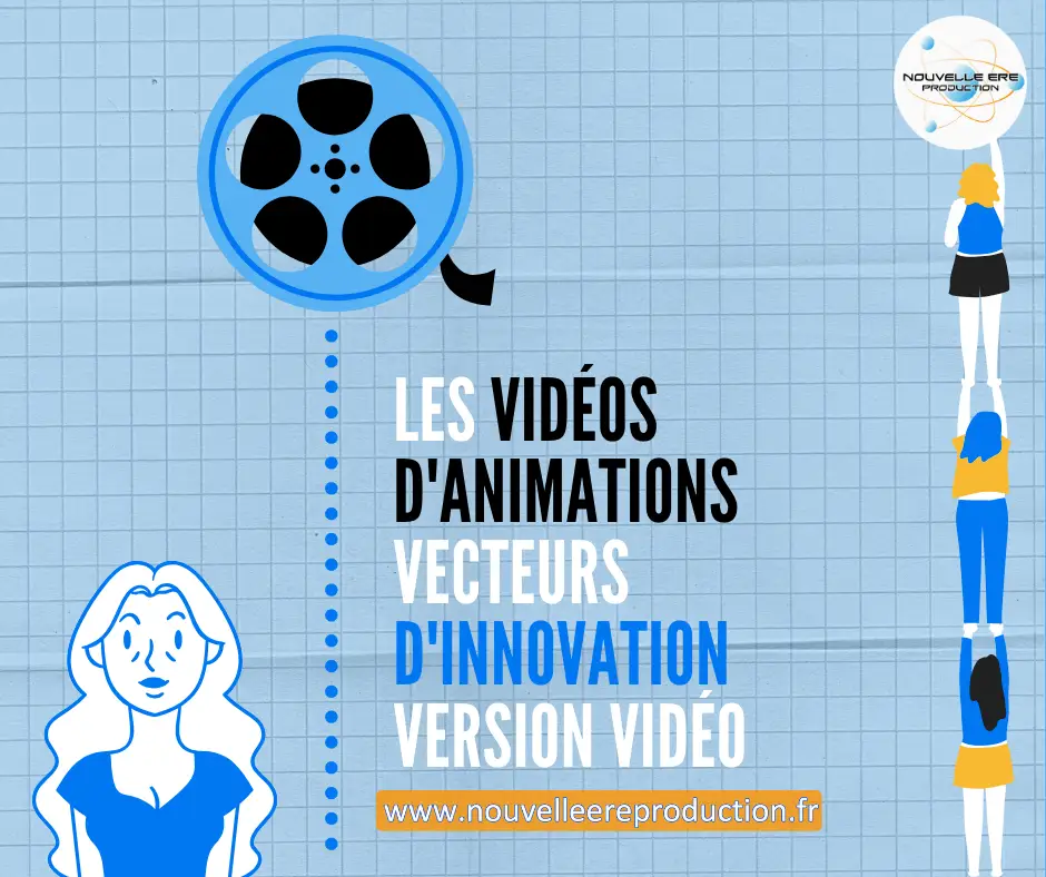 Les vidéos d'animations vecteurs d'innovation version vidéo