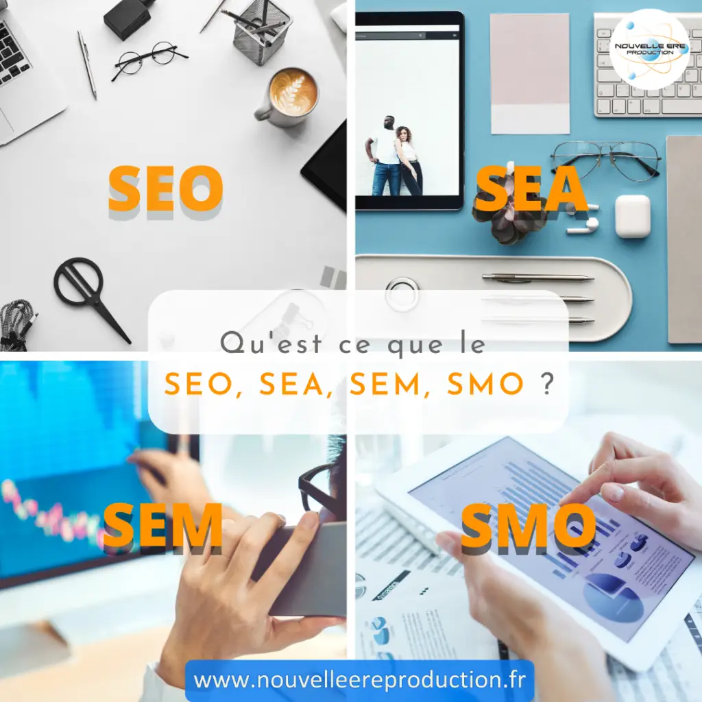 Qu'est-ce que le SEO SEA SEM SMO ?